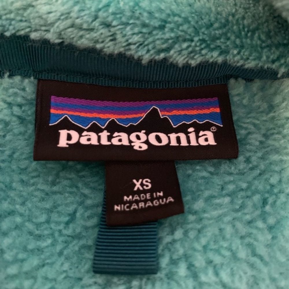PATAGONIA Teal Re-Tool Snap-T Fleece Pullover XS - Picture 5 of 6